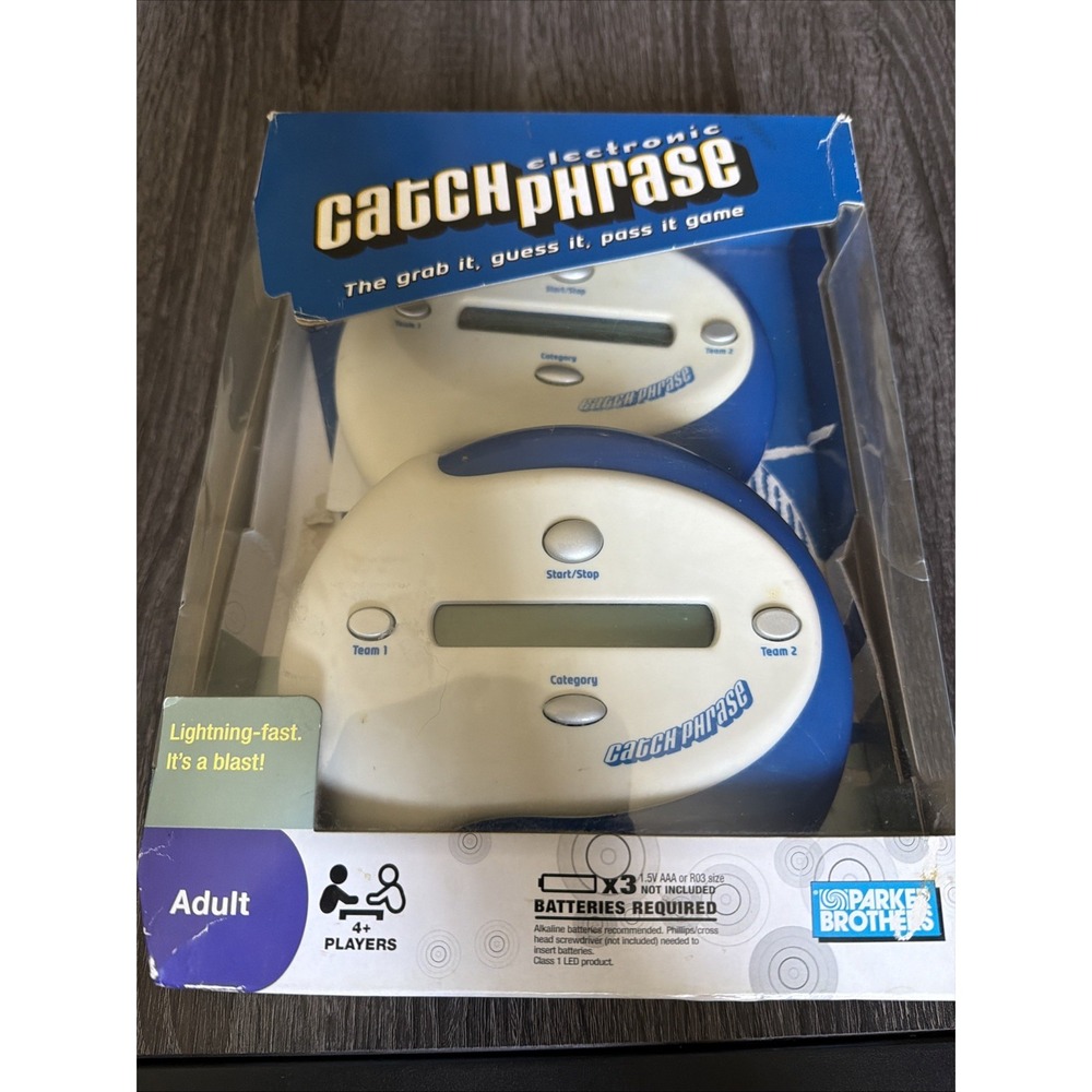 Parker Brothers Electronic Catch Phrase Game 2009 Hasbro Handheld Party Game